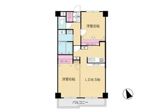 トライダント翠耀館【2階】の間取り