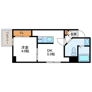 レジデンス札幌北18条(旧プライマル札幌北18条)【5階】の間取り