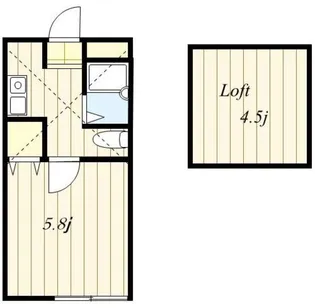 りヴィエール調布【1階】の間取り