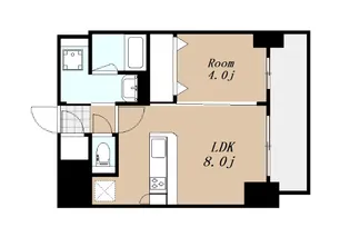 エステムコート大阪福島IIレイヤー【7階】の間取り