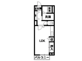プレステージ脇町【2階】の間取り