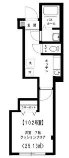 リュクス【1階】の間取り