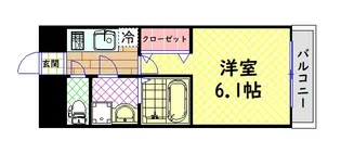 エスリードレジデンス大阪本町【6階】の間取り