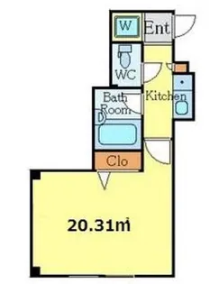 マンション学芸大【1階】の間取り