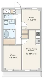 メルベーユ松が丘【2階】の間取り