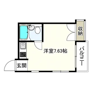 サニーコーポ林寺【3階】の間取り