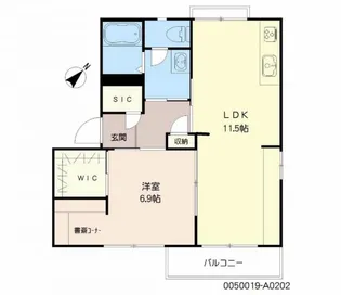 フォーレスO【2階】の間取り