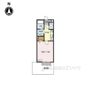 ディーフレア南本町【1階】の間取り