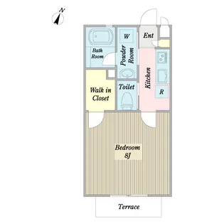 プレジール【1階】の間取り