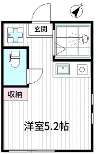 ユーロプレイス落合【1階】の間取り