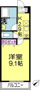 オンディーヌ グルエII【3階】の間取り