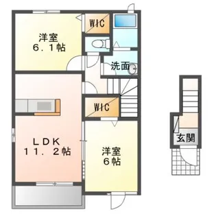 ソリジェ【2階】の間取り
