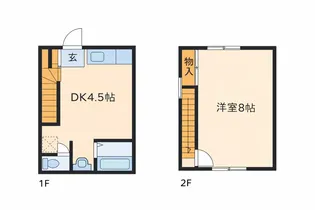 石橋テラスハウスの間取り