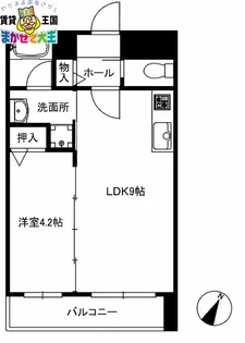Bonne famille 城山(ボンファミーユ城山)【2階】の間取り