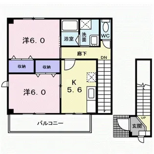 リアルドリームII【2階】の間取り