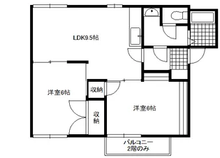 サニーヒル今泉A【2階】の間取り