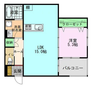 Culmine(コルミネ)【2階】の間取り