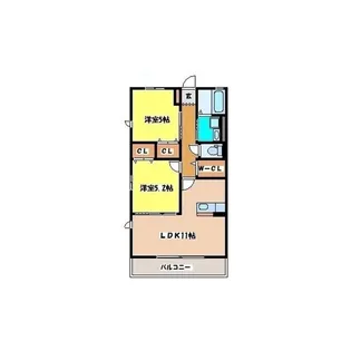 キャロル【2階】の間取り
