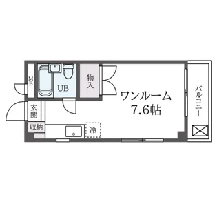 エステート高円寺【2階】の間取り