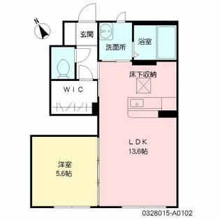 シャーメゾン愛宕 A棟【1階】の間取り