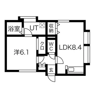 グランドール元町【3階】の間取り