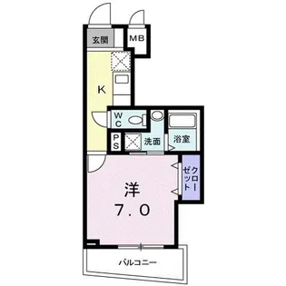 シュバリエ【3階】の間取り