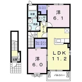 エトワール メゾン【2階】の間取り