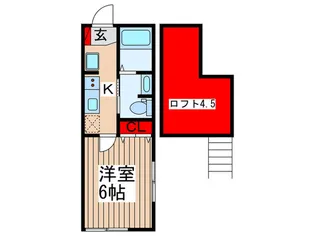 グランヴェール【1階】の間取り