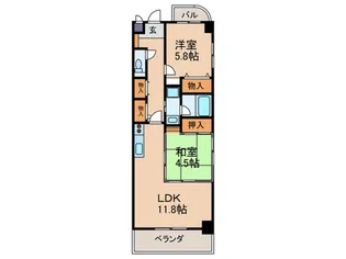 シャト-ディネゾ-【2階】の間取り
