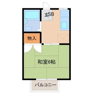 コーポ高橋【2階】の間取り