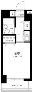 アドリーム千駄木【6階】の間取り