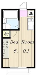 調布イースト【2階】の間取り