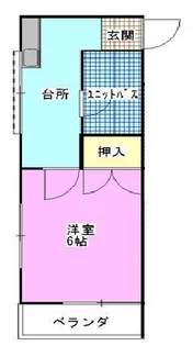 プラザ君津A【1階】の間取り