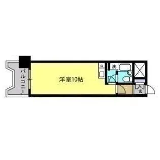 朝日プラザエザース中央II【6階】の間取り
