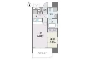 サニークレスト大濠公園【9階】の間取り