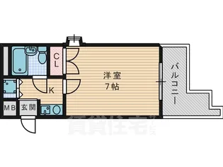 リベラルマンション【2階】の間取り