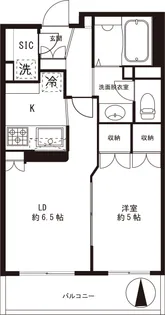 レクセルステージ東京【4階】の間取り