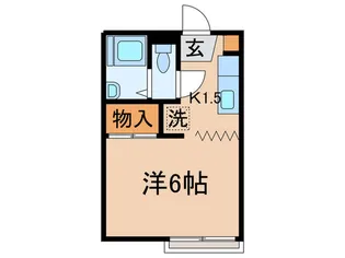 メイプルハイツ【1階】の間取り