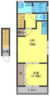 レーヴハイツ高柳【3階】の間取り