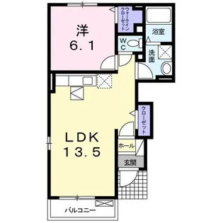 ヴィラ・アイシス.N【1階】の間取り