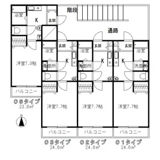 ソレアード【2階】の間取り