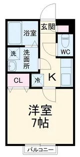 アドバンテージ稲毛【2階】の間取り