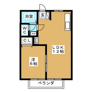 メゾン・エトワールA棟【1階】の間取り