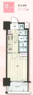 CLUB ORIENTNo.105【1階】の間取り