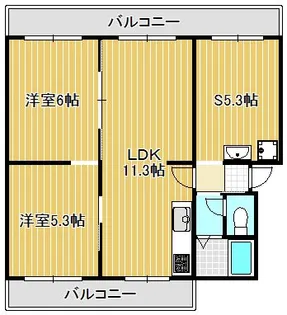 藤マンション【2階】の間取り