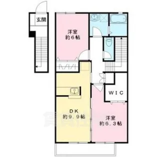 ヴィラシャンテ【2階】の間取り