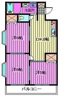 グリッター【5階】の間取り