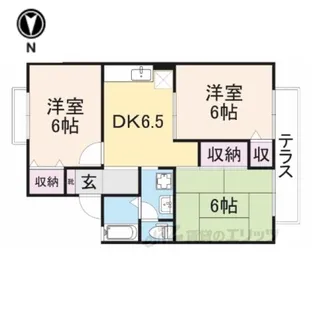 レオパルドふじ【1階】の間取り