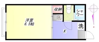 ハイツグリーンゲーブルスI【2階】の間取り