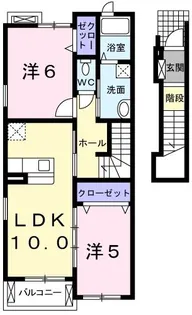 グラン ジュテ【2階】の間取り